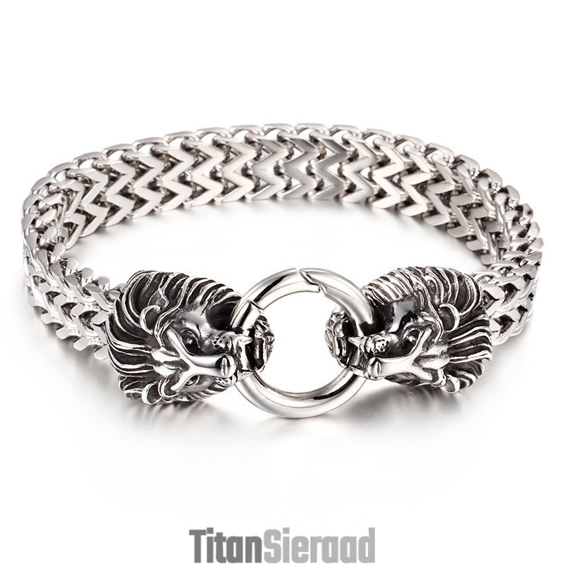 Leeuwenkop Armband Voor Mannen Coole Armbanden