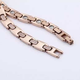 Mode Diamanten Germanium Wolfraam Stalen Armband Voor Mannen En Vrouwen