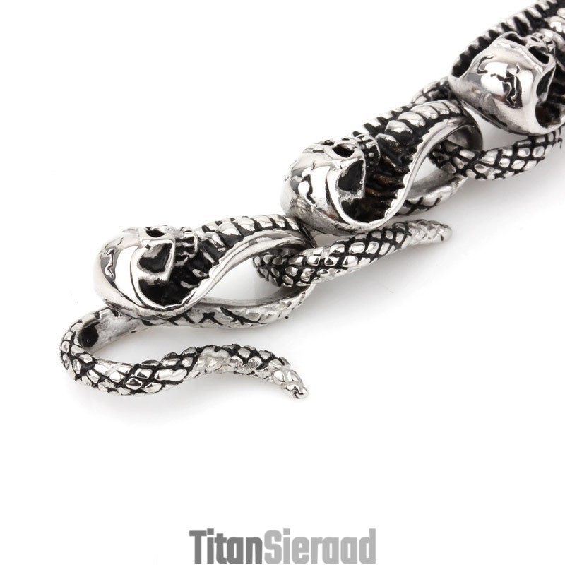 Explosieve Titanium Armband Wanneer Alternatieve Supercoole Schedel Sieraden Explosieve Titanium Armband Wanneer Alternatieve Supercoole Schedel Sieraden