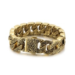 Patroongieten Titanium Armband Voor Heren