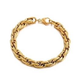 Hiphop-Stijl Slangenpatroon Titanium Armband Voor Heren