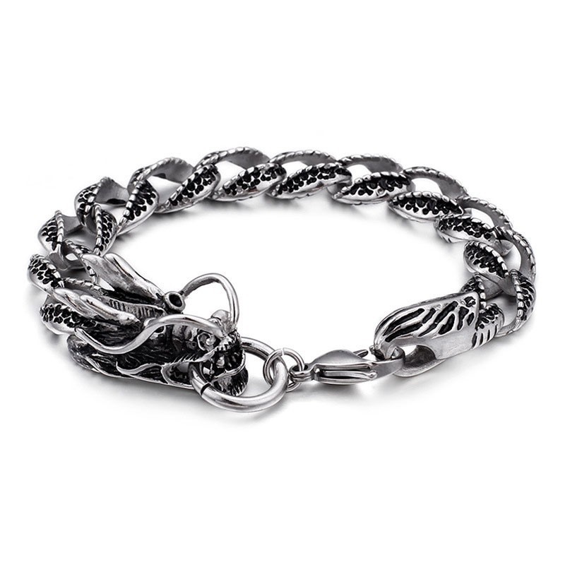 Modieuze, Coole Titanium Kraanarmband Voor Heren