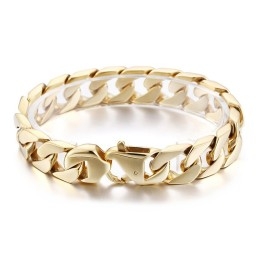 Chique Heren Titanium Casual Armband
