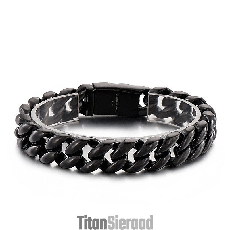 Coole Vacuümvergulde Herenarmband Van 18K Titanium Coole Vacuümvergulde Herenarmband Van 18K Titanium