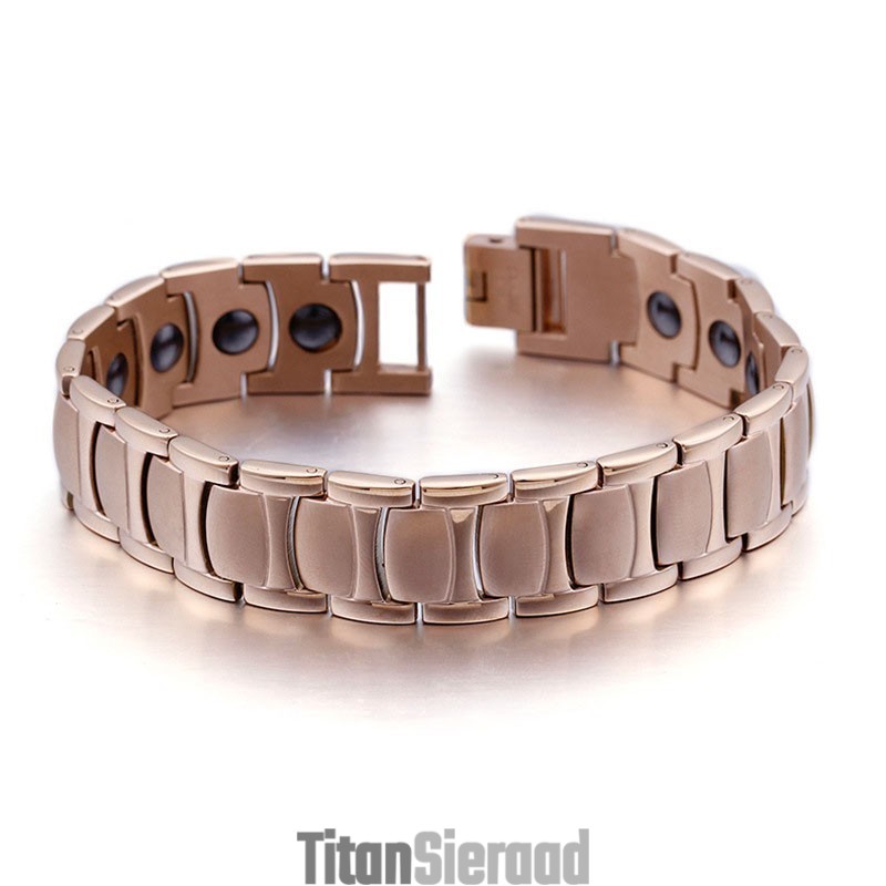Mode Gegalvaniseerde Magneet Titanium Armband Voor Heren Mode Gegalvaniseerde Magneet Titanium Armband Voor Heren