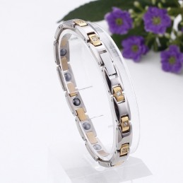 Diamond Magnet Titanium Armband Voor Mannen En Vrouwen