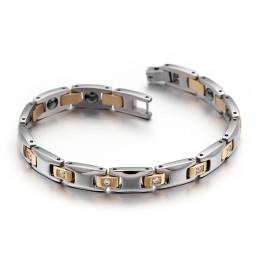 Diamond Magnet Titanium Armband Voor Mannen En Vrouwen