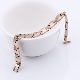 Dezelfde Alinea Met Diamanten Germanium Plating Wolfraam Koppel Armband