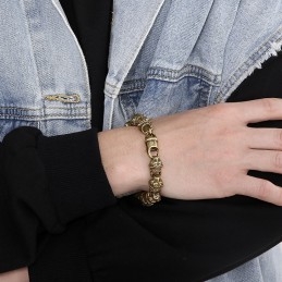 Cool Rock Titanium Herenarmband