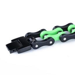 Rock Hip-Hop Stijl Gegalvaniseerde Titanium Heren Fietsarmband