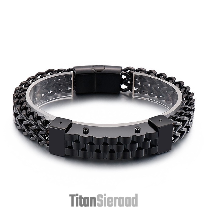 Mode Hip-Hop Stijl Heren Titanium Armband