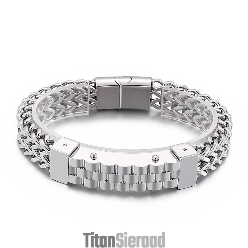 Mode Hip-Hop Stijl Heren Titanium Armband