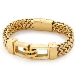 Rock And Roll Hip-Hop Hand Puller 21,5 Cm Titanium Armband Voor Heren