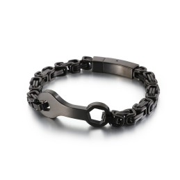 Fashion Wrench Emperor Chain Heren Titanium Armband