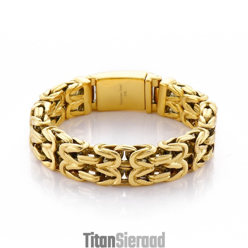 V-Vormige Holle Titanium Herenarmband V-Vormige Holle Titanium Herenarmband
