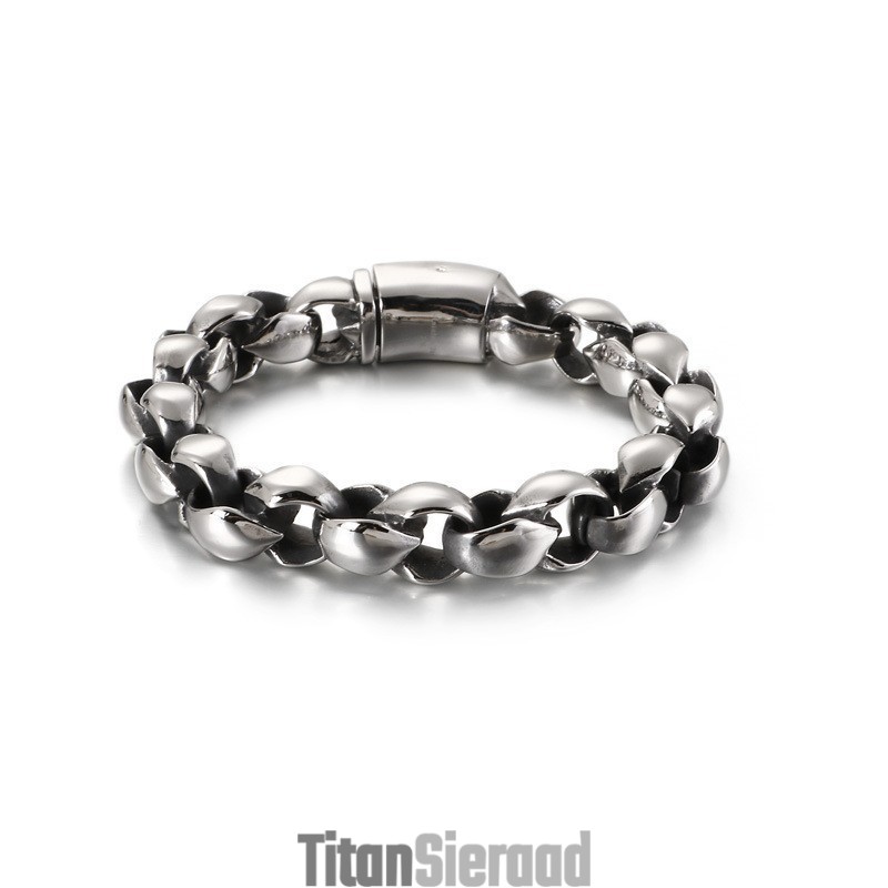 Heren O-String Titanium Armband