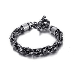 Coole Mode Schedelsluiting Titanium Armband Voor Heren