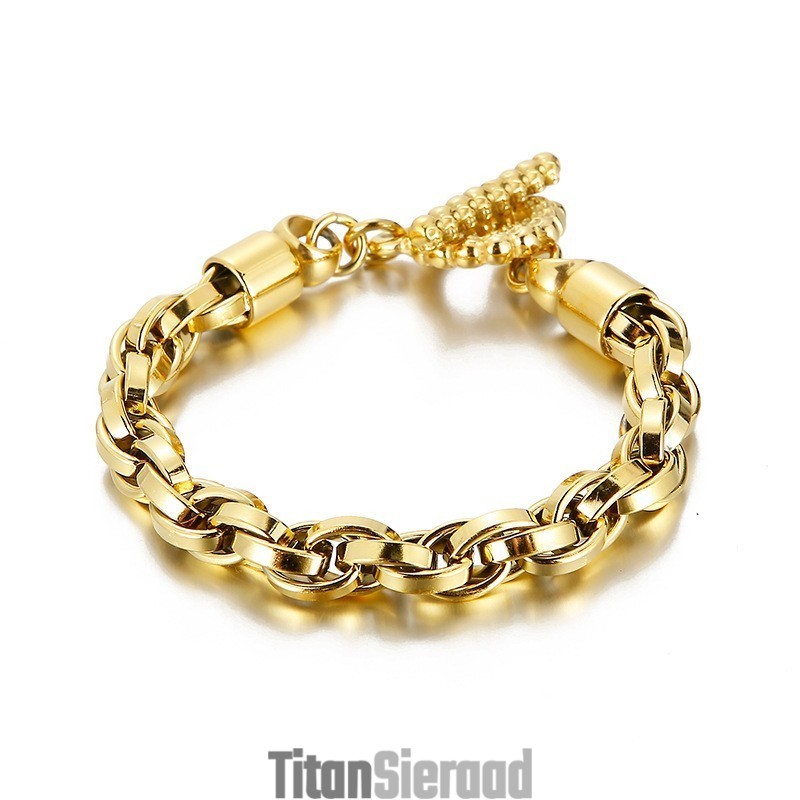 Coole Mode Schedelsluiting Titanium Armband Voor Heren Coole Mode Schedelsluiting Titanium Armband Voor Heren