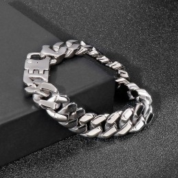 Hiphop Titanium Armband Voor Heren