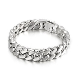 Hiphop Titanium Armband Voor Heren