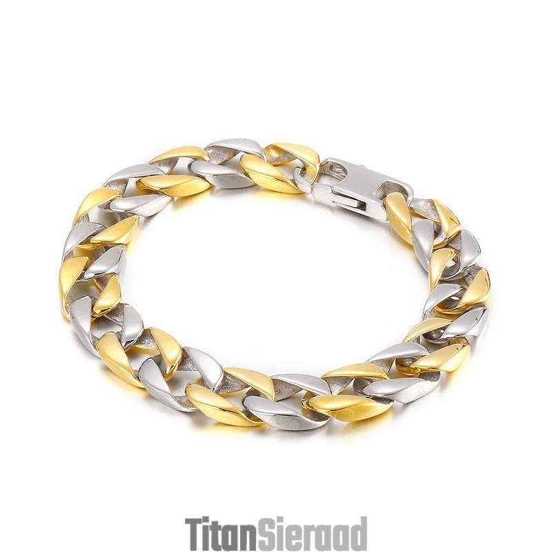 Coole Hip Hop Rock Fashion Titanium Armband Voor Heren Coole Hip Hop Rock Fashion Titanium Armband Voor Heren