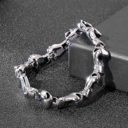 Coole Hip Hop Boks Titanium Armband Voor Heren