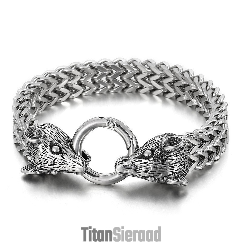 Zodiac Fashion Stalen Heren Titanium Armband
