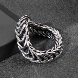 Coole Chique Stijl Enkellaags V Titanium Herenarmband