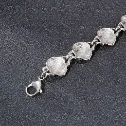 Populaire Mode Schedelhoofd Spookhoofd Titanium Armband Voor Heren