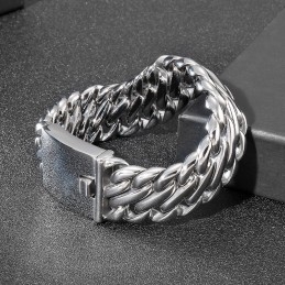 Hip Hop Rock Fashion Cool Heren Titanium Armband