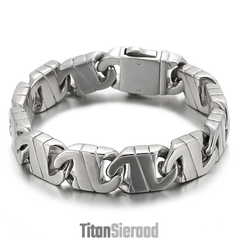 Chique, Modieuze Titanium Herenarmbanden Als Cadeau Chique, Modieuze Titanium Herenarmbanden Als Cadeau