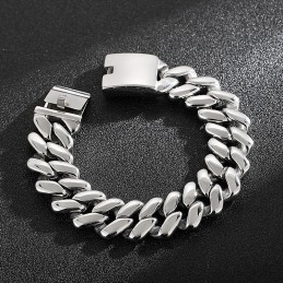 Chic Wind Diamantvormige Titanium Armband