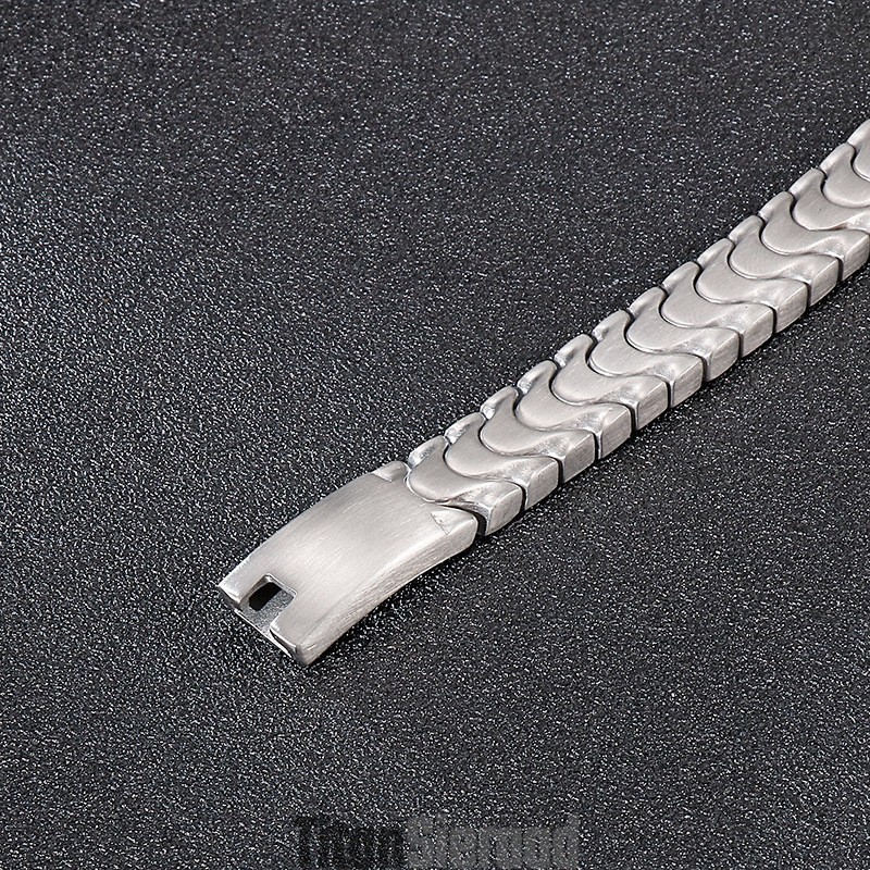 Mode Titanium Herenarmband Zandoppervlak Armband