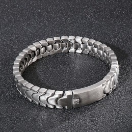 Mode Titanium Herenarmband Zandoppervlak Armband