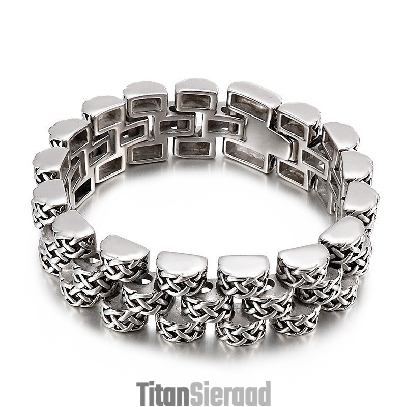 Grof Cool Heren Titanium Armband