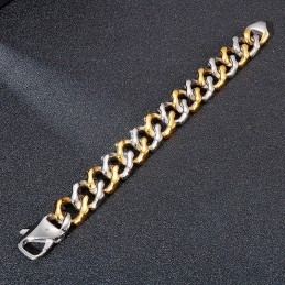 Heren Inter-Gold Armbanden Vierkantige Slijparmband Sieraden