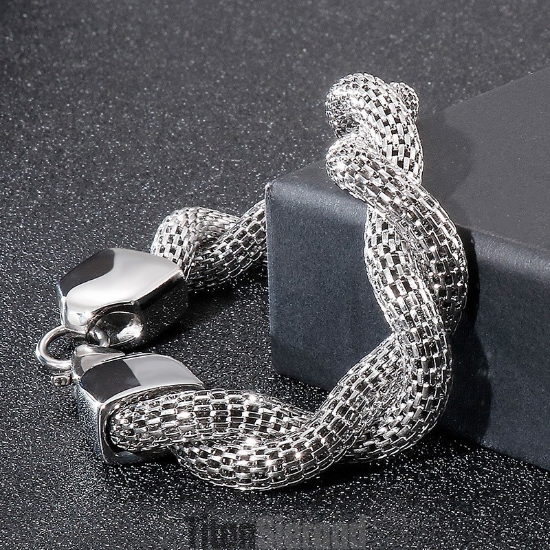 Heren Slangenbot Titanium Ketting Armband Heren Slangenbot Titanium Ketting Armband