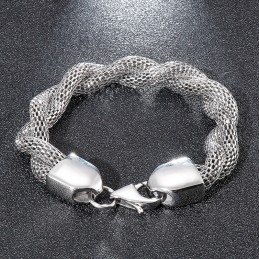 Heren Slangenbot Titanium Ketting Armband