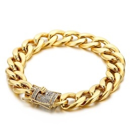 Fietskettingarmband Met Diamanten Draken Snorharen