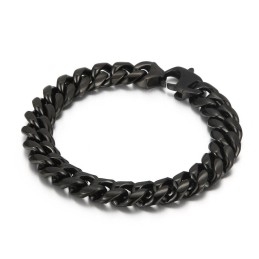 Prachtige Titanium Cubaanse Kettingarmband
