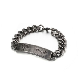 Mode Titanium Levensboom Armband Voor Heren