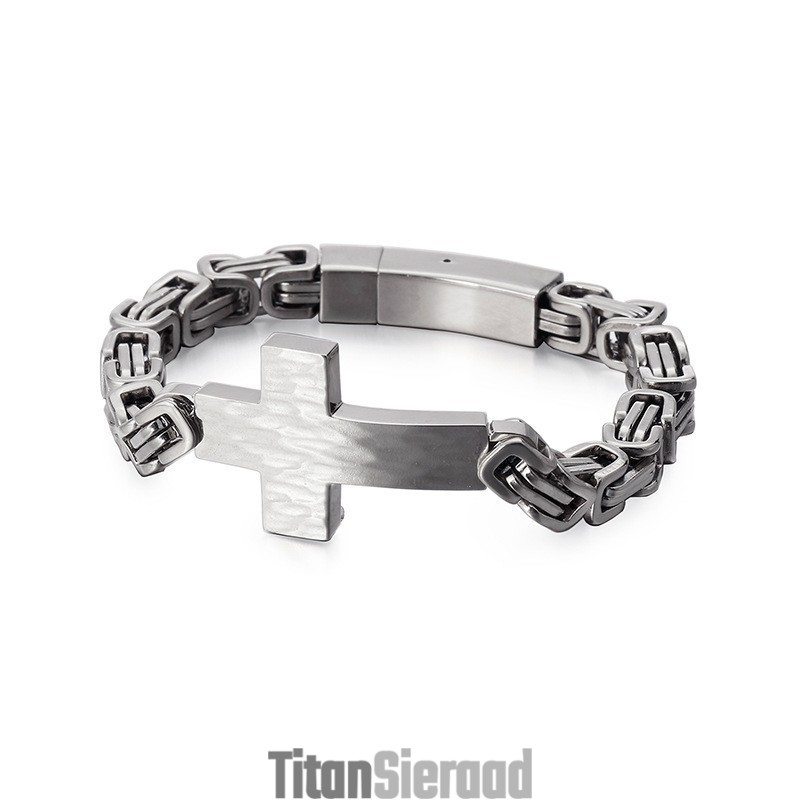 Cross Bend Armband Heren Emperor Back Chain Armband