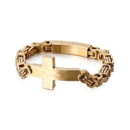 Cross Bend Armband Heren Emperor Back Chain Armband