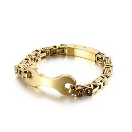 Fashion Tide Titanium Emperor Chain Armband Voor Heren