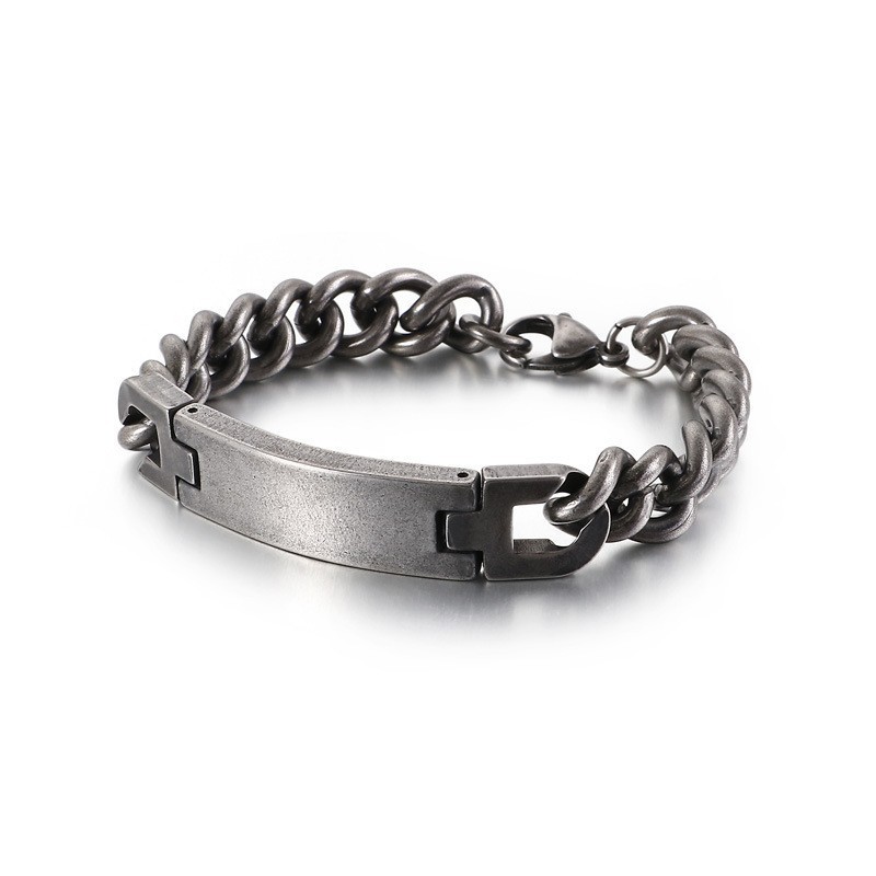 Fashion Bend Titanium Armband Voor Heren Fashion Bend Titanium Armband Voor Heren