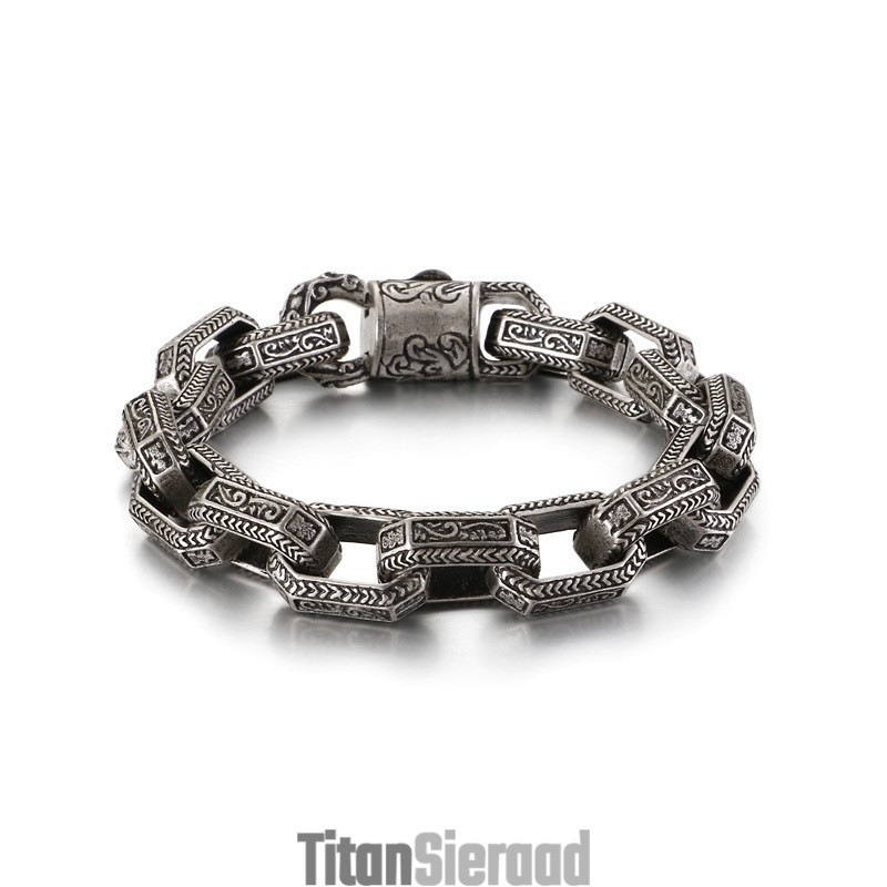Nieuwe Chique Herenpatroon Titanium Getijdenarmband Nieuwe Chique Herenpatroon Titanium Getijdenarmband
