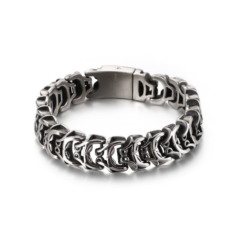 Coole, Overdreven Chique Titanium Armband Voor Heren