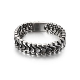Coole, Overdreven Chique Titanium Armband Voor Heren