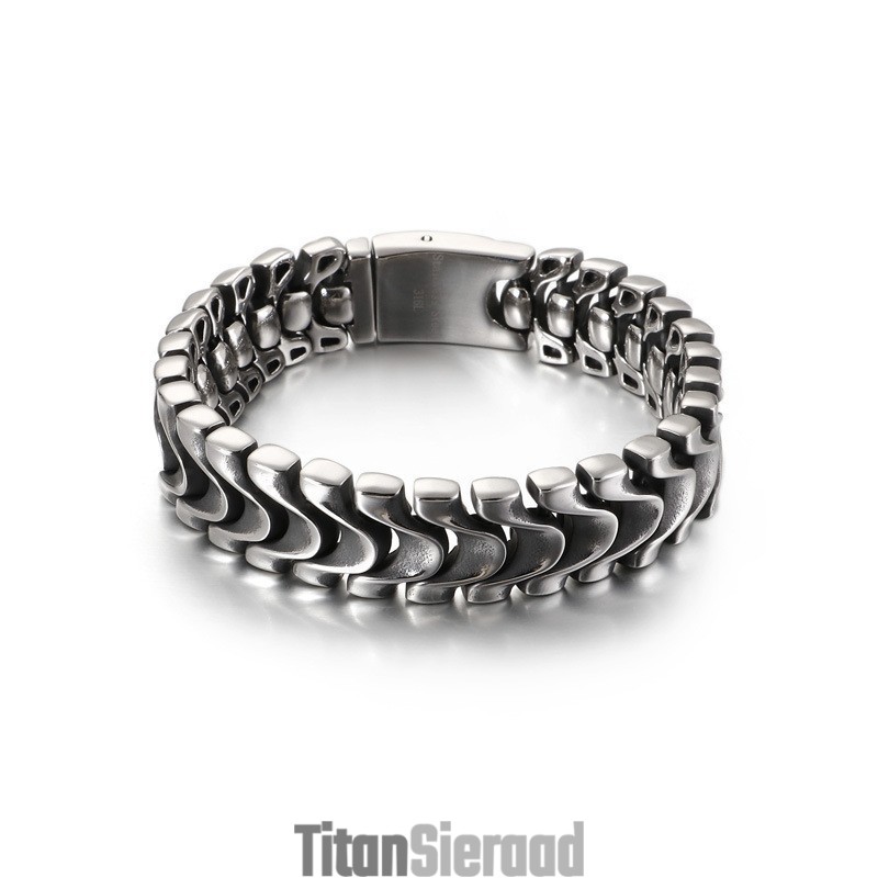 Coole, Overdreven Chique Titanium Armband Voor Heren Coole, Overdreven Chique Titanium Armband Voor Heren