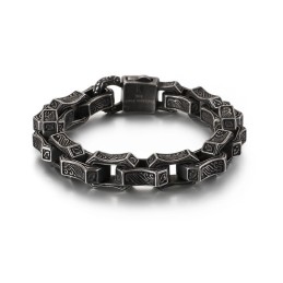 Nieuwe Chique Titanium Herenarmband